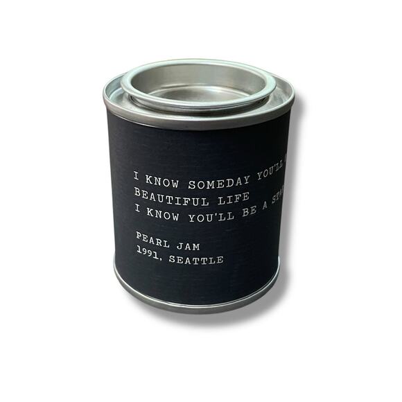 Sugarboo & Co Legends Pearl Jam 1991 Berlin Candle Beautiful Life Star Gray 3 oz - Picture 9 of 9